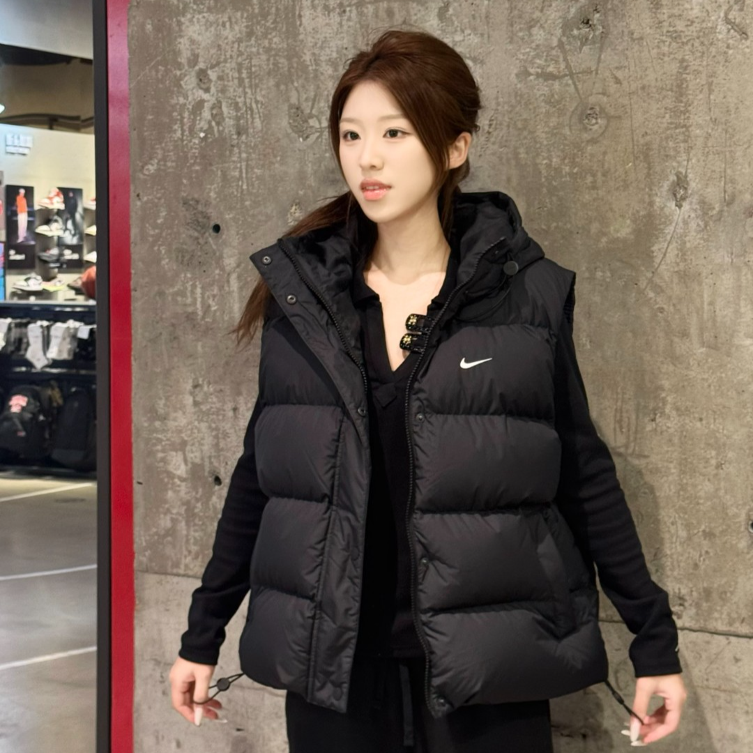 【滔搏联动】NIKE耐克女子DWNFL METRO VEST保暖羽绒背心IH1010-010