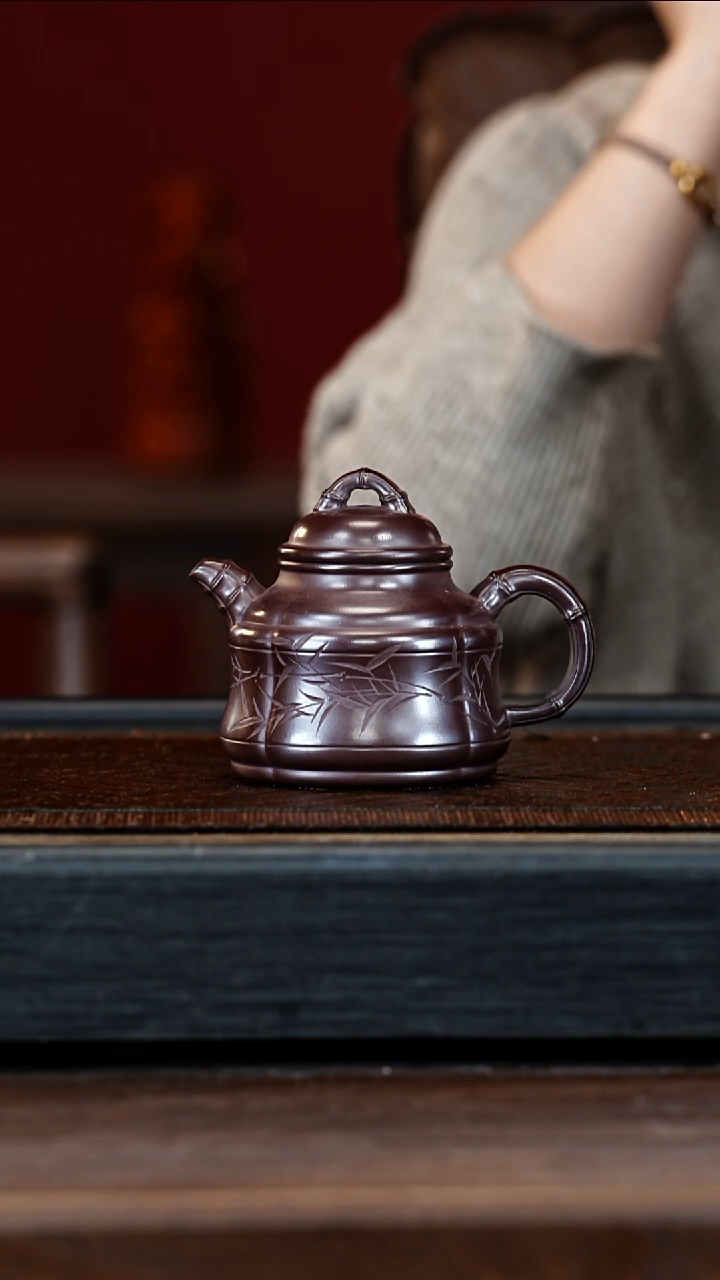 宜兴紫砂团团紫砂精选紫砂壶
