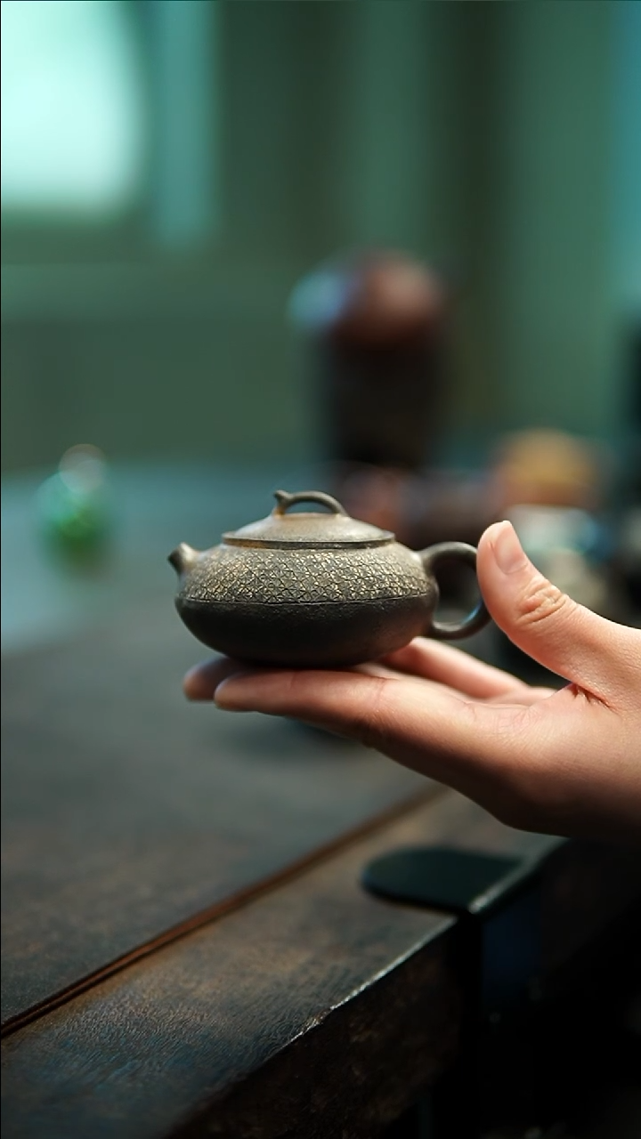【闪购商品】潘正柴烧老紫泥小壶