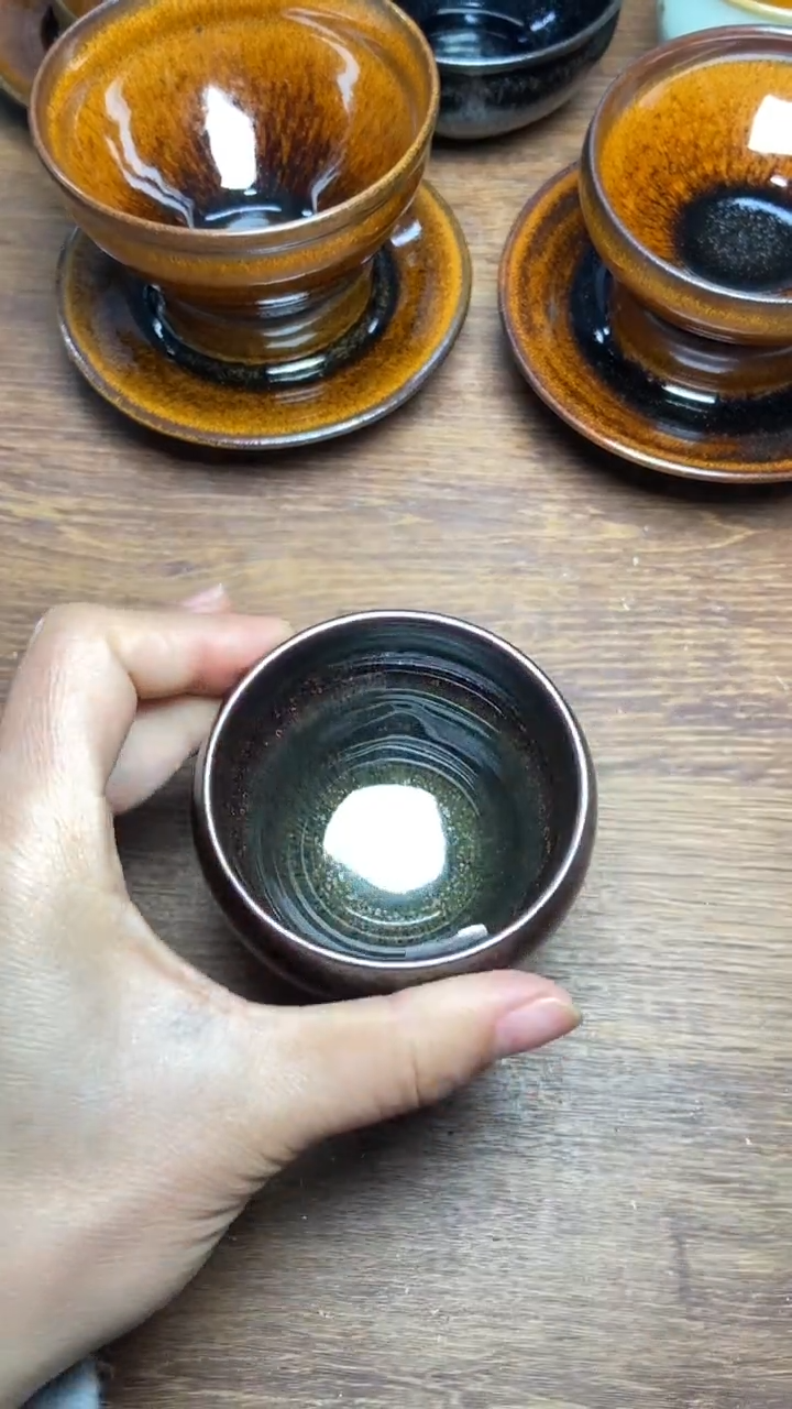 茶盏元*花127建盏茶盏茶盏