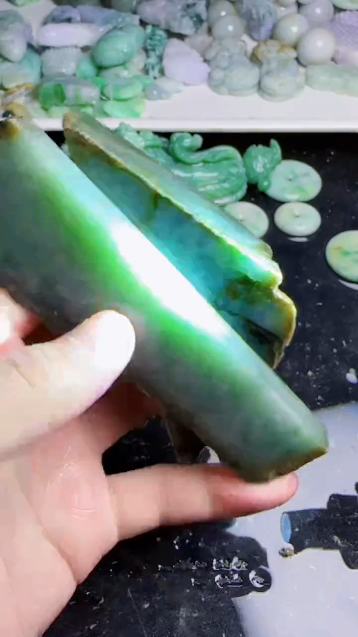 颈饰未镶嵌翡翠072