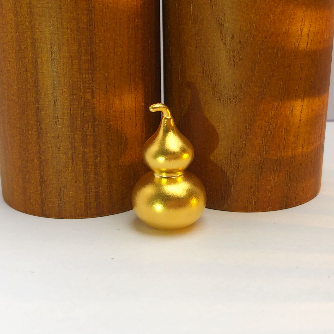 吊坠足银 【葫芦】经典葫芦实心吊坠带编绳挂坠大福同款精致磨砂