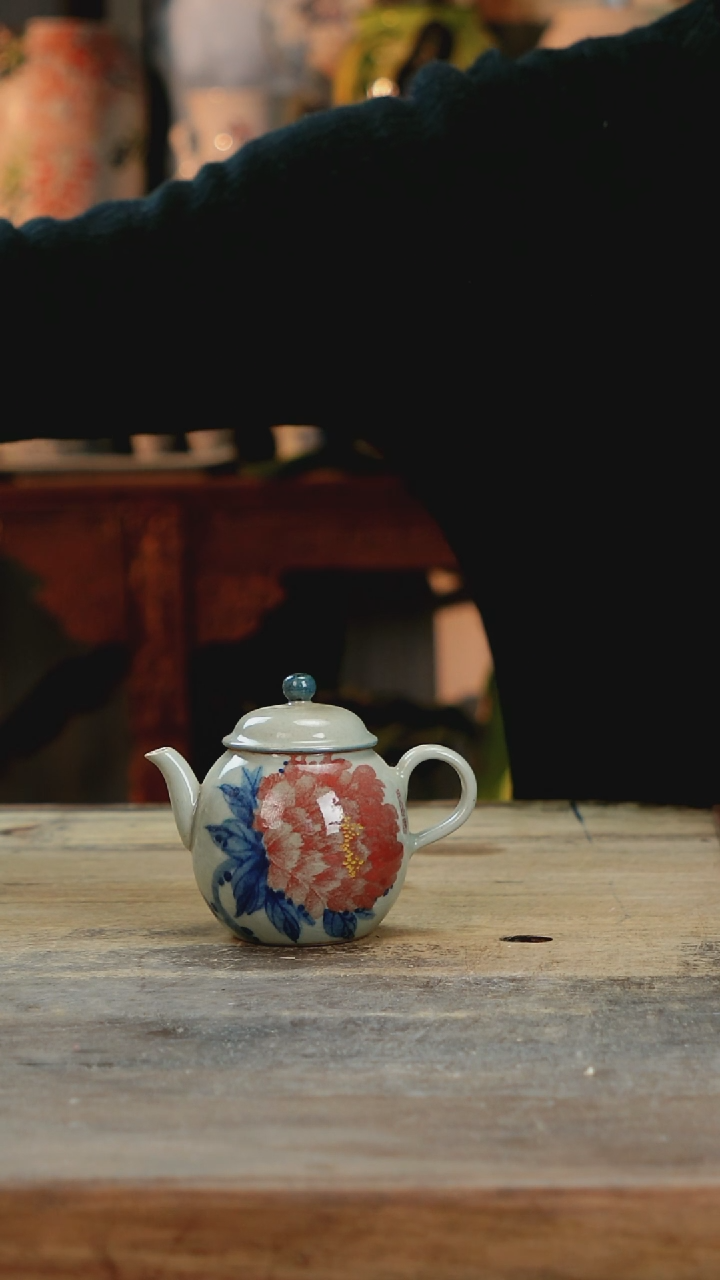 【闪购商品】瓷片景德镇纯手工釉下彩精品花瓶