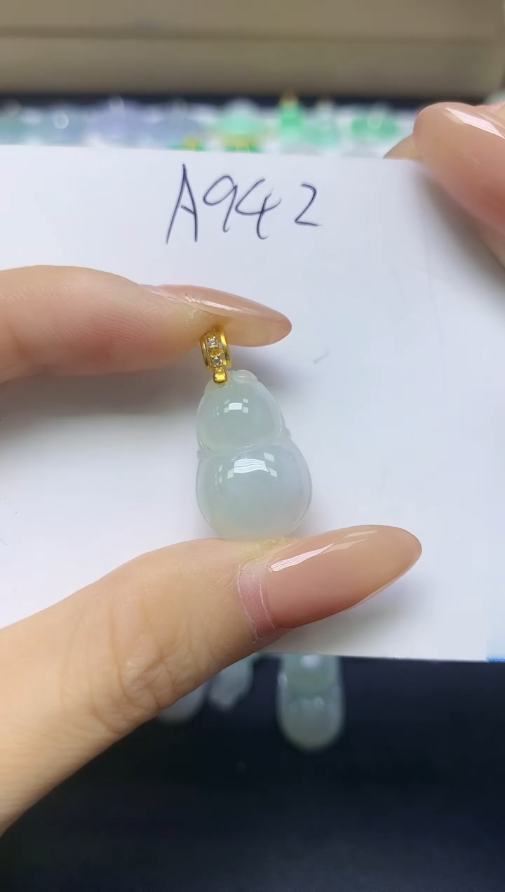 颈饰未镶嵌翡翠天然缅甸A货翡翠百元以上9元证书费自理