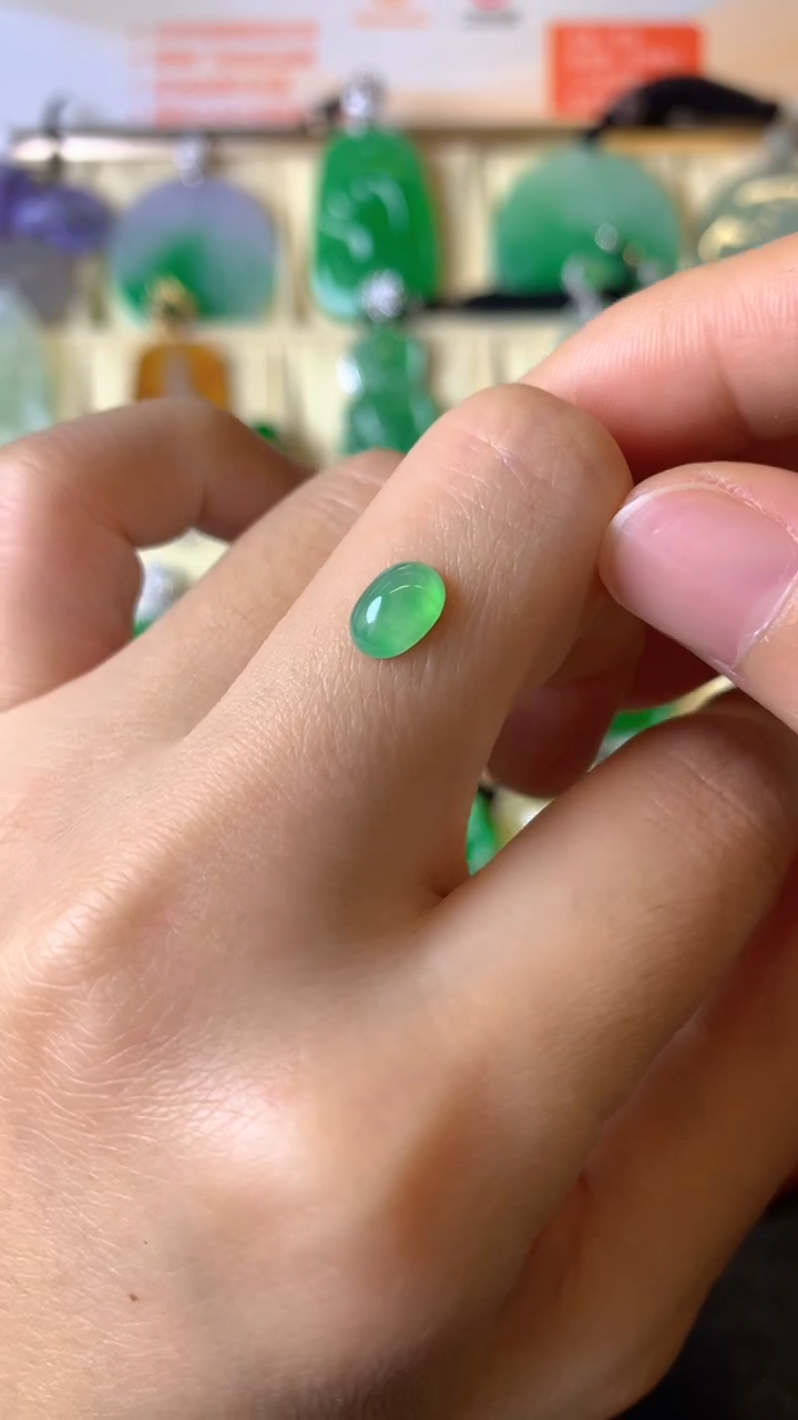 【闪购商品】定制翡翠未镶嵌1裸玉（客户意向镶嵌）