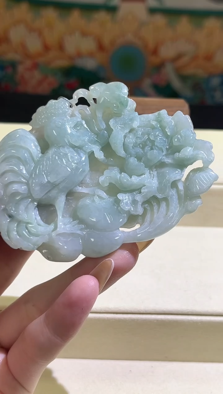 翡翠未镶嵌颈饰MFC080919