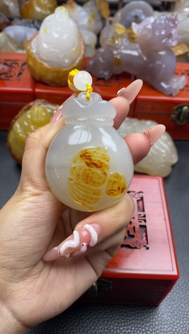 【闪购商品】玛瑙/玉髓手把未镶嵌00