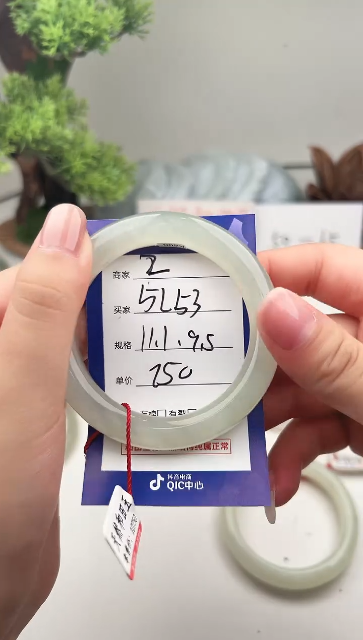 未镶嵌手镯和田玉微色差2