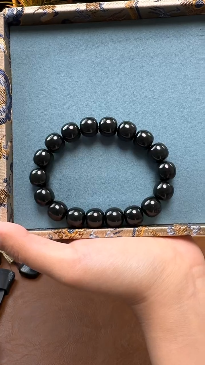 未镶嵌手链和田玉新疆和田玉塔青特细特黑一步到位卡12