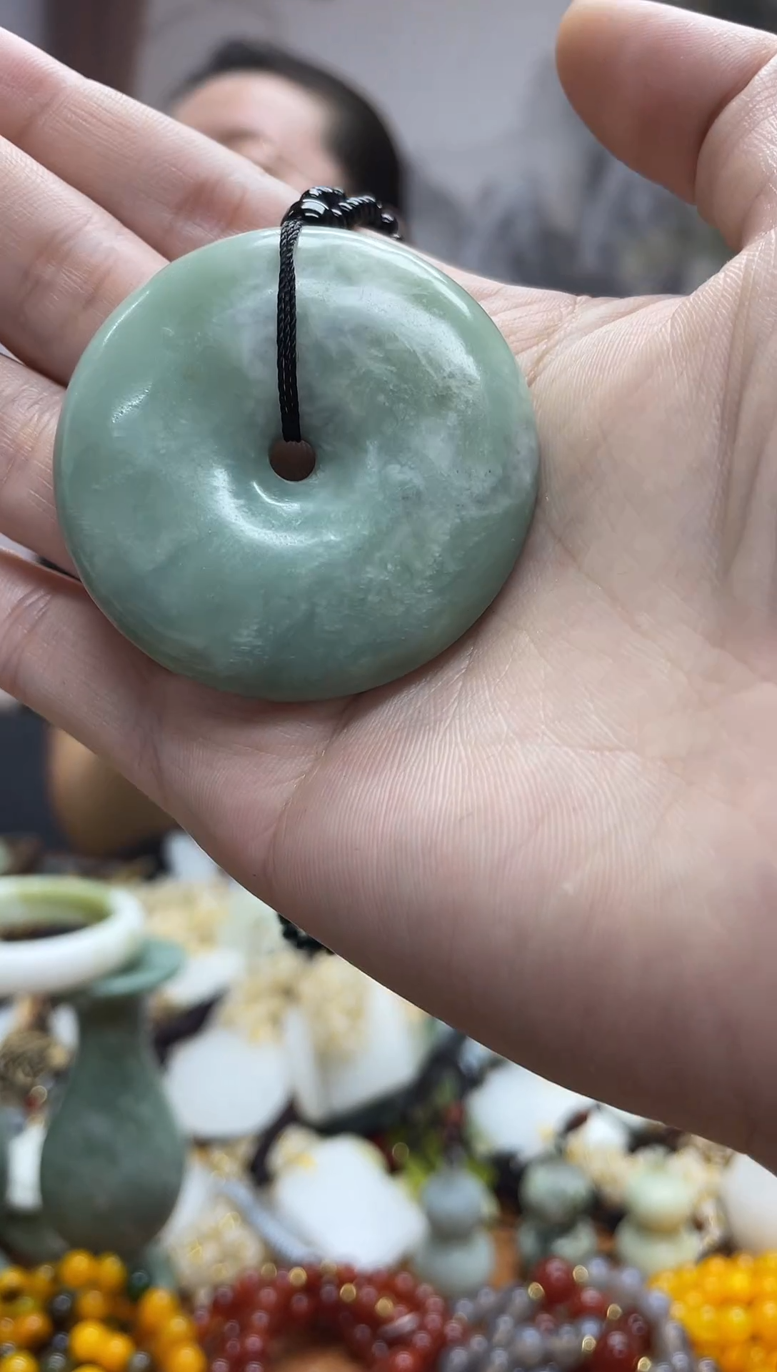 未镶嵌岫玉吊坠·