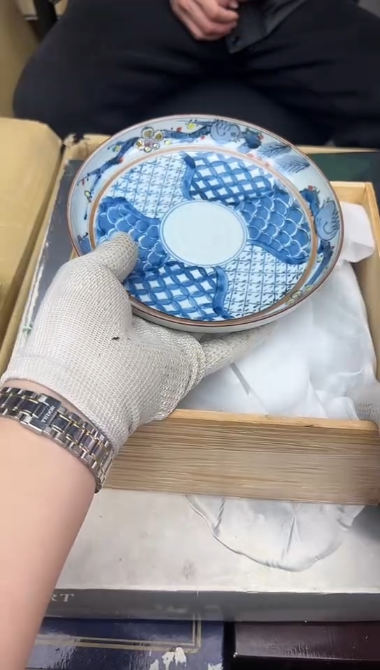 【闪购商品】5只中古回流瓷器好看，谨慎参拍