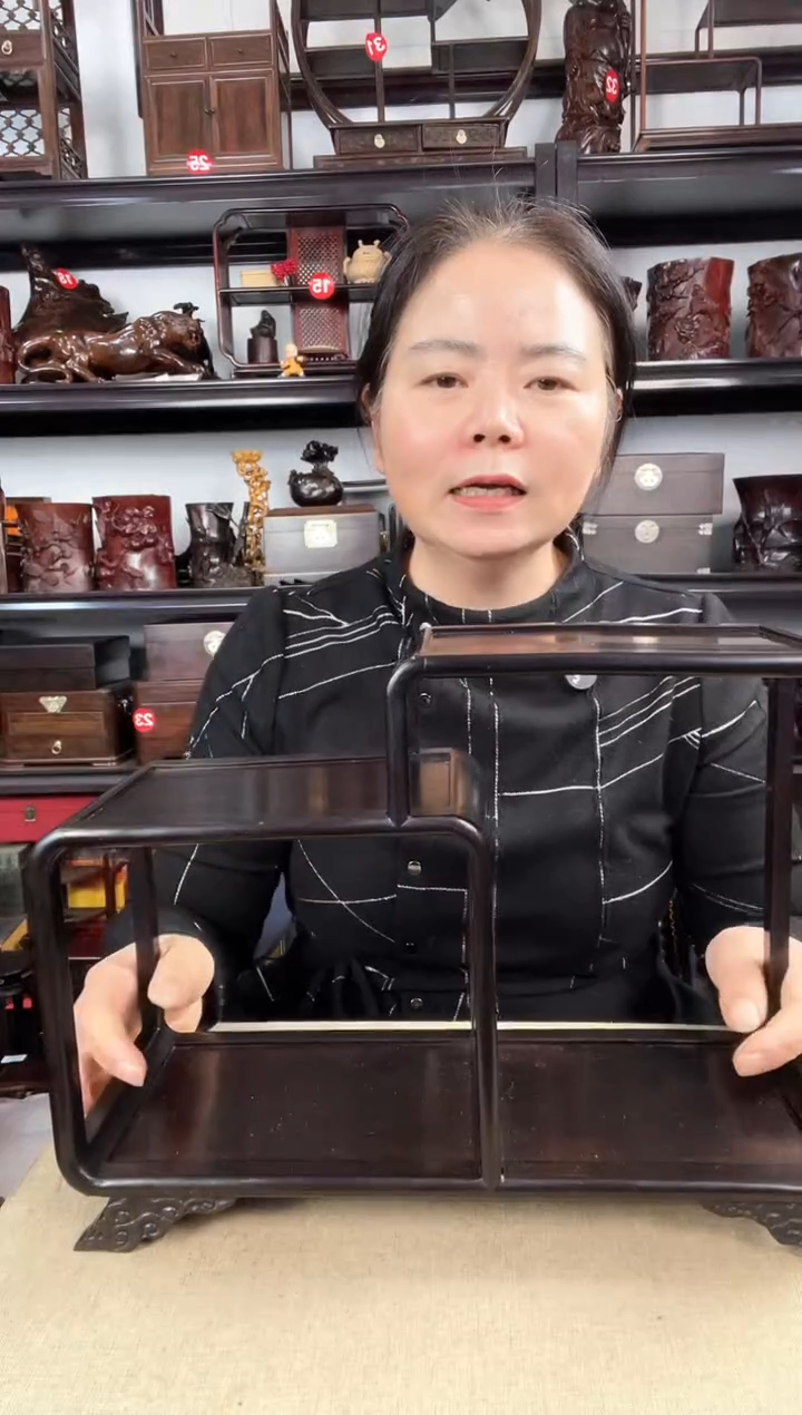 木瑕疵黑二连老李红木工艺品