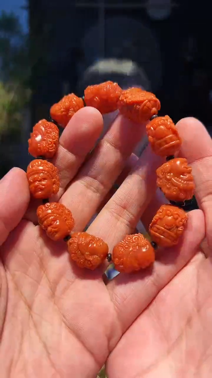 【闪购商品】南红玛瑙手串未镶嵌单圈
