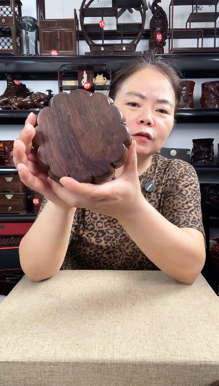 木大号竹节圆老李红木工艺品