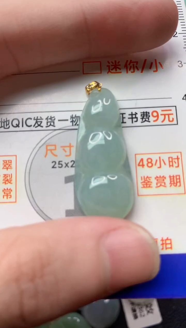 【闪购商品】翡翠颈饰18K金镶嵌5.............