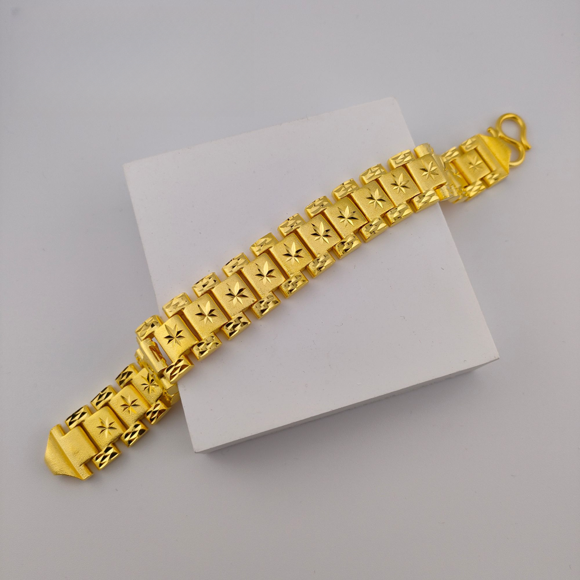 足银手链 足银手链 车花手表链 