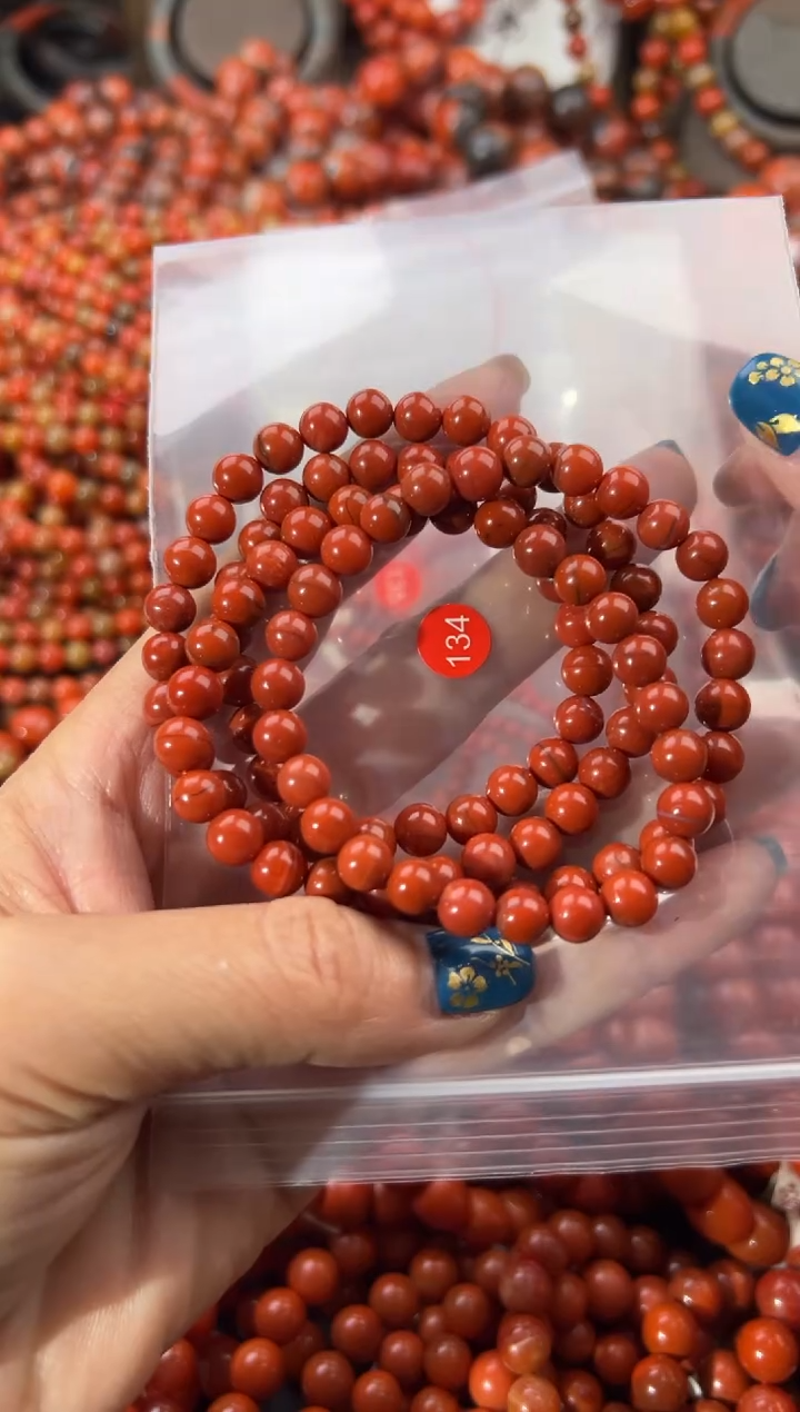 未镶嵌手串南红玛瑙6+