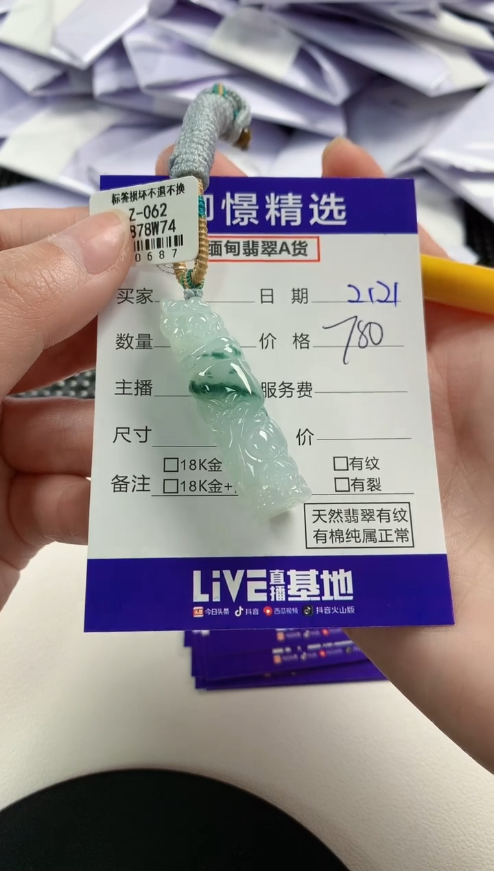 【闪购商品】翡翠颈饰未镶嵌14       