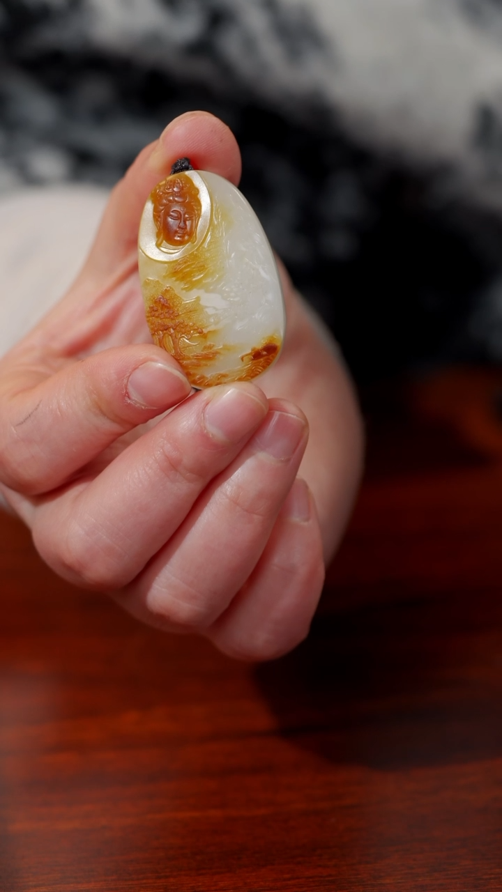 【闪购商品】和田玉颈饰未镶嵌65观音