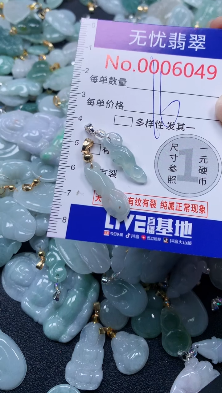 颈饰未镶嵌翡翠6049