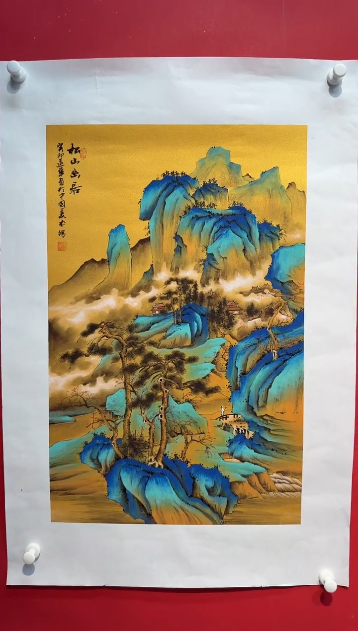 国画画家陆远华纯手绘原作