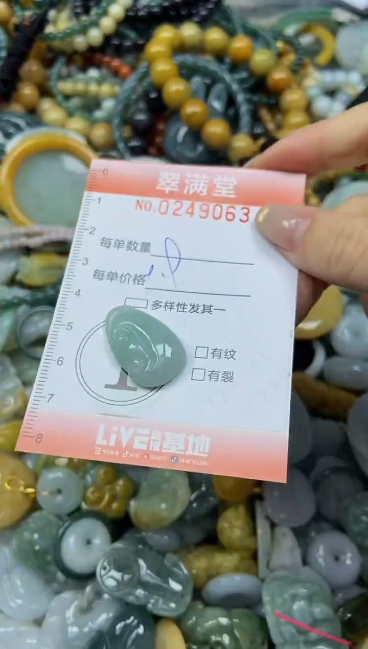 未镶嵌挂件翡翠闪购0249063