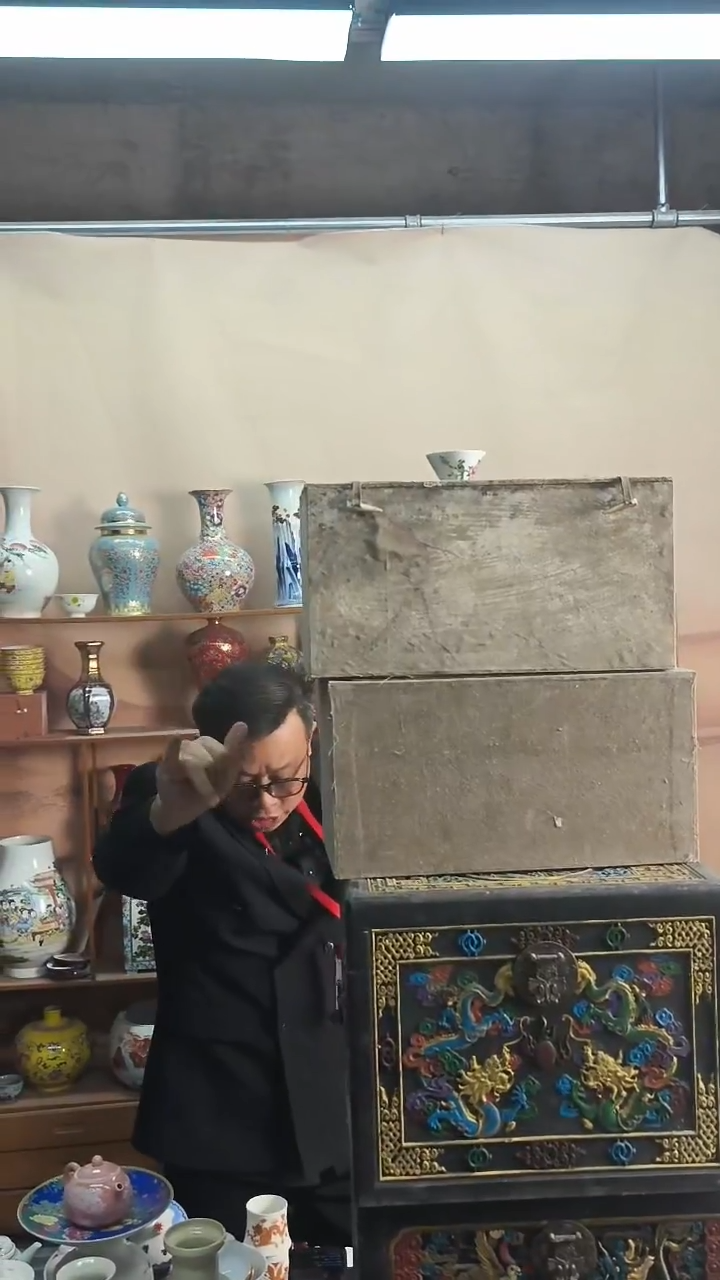 杯景德镇陶瓷装饰摆件器物（4件）