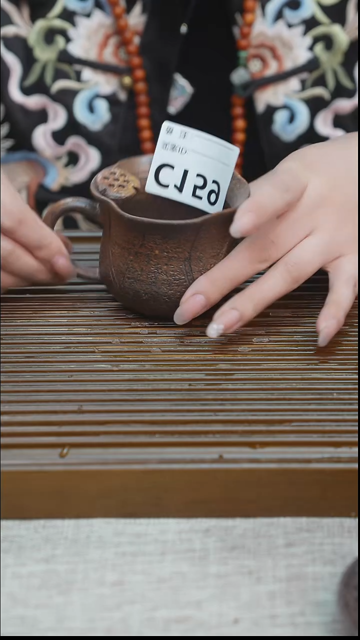 纯手工粗陶茶具每一只不一样