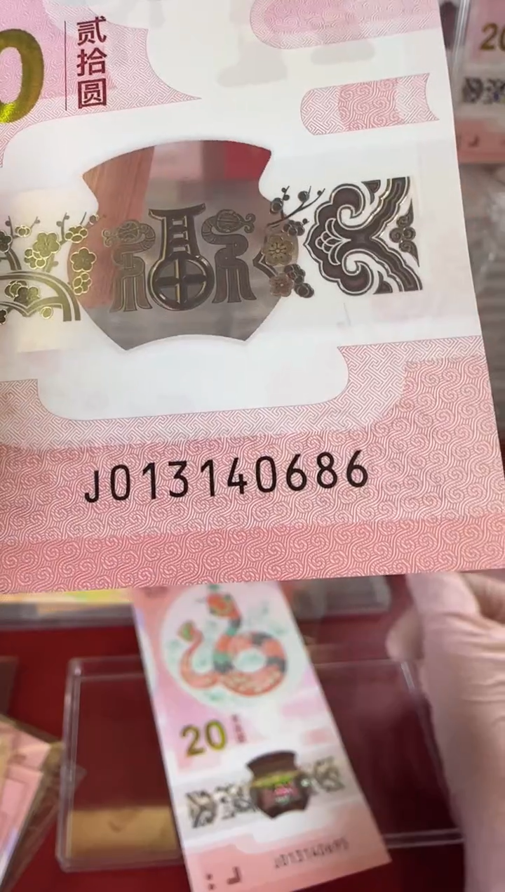 【闪购商品】塑料2025蛇钞单张裸啊啊啊啊啊啊