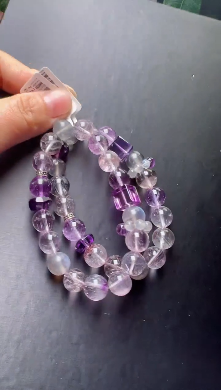 【闪购商品】水晶手串未镶嵌超七银饰手串 多样发一 Z24247