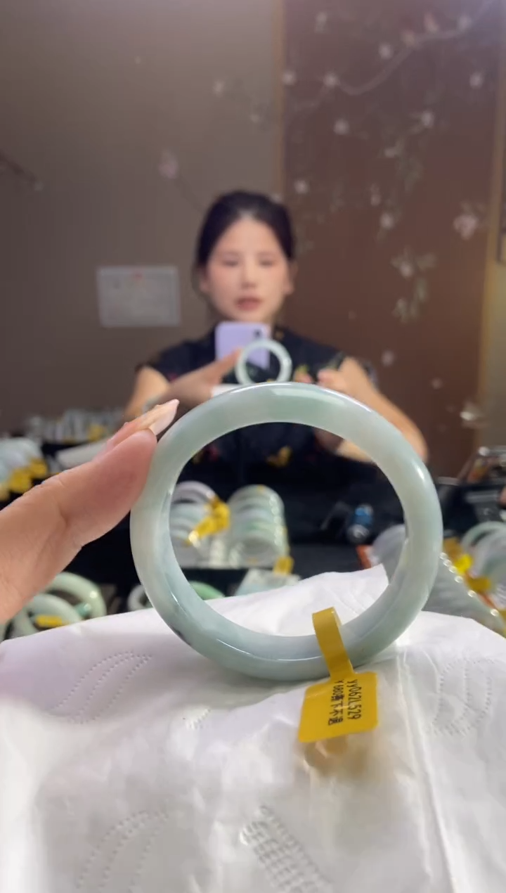 未镶嵌手镯翡翠圈口x53.4