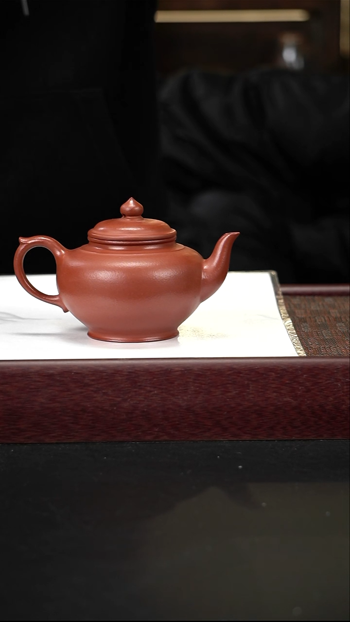 茶壶紫砂zq朱泥笑樱240cc