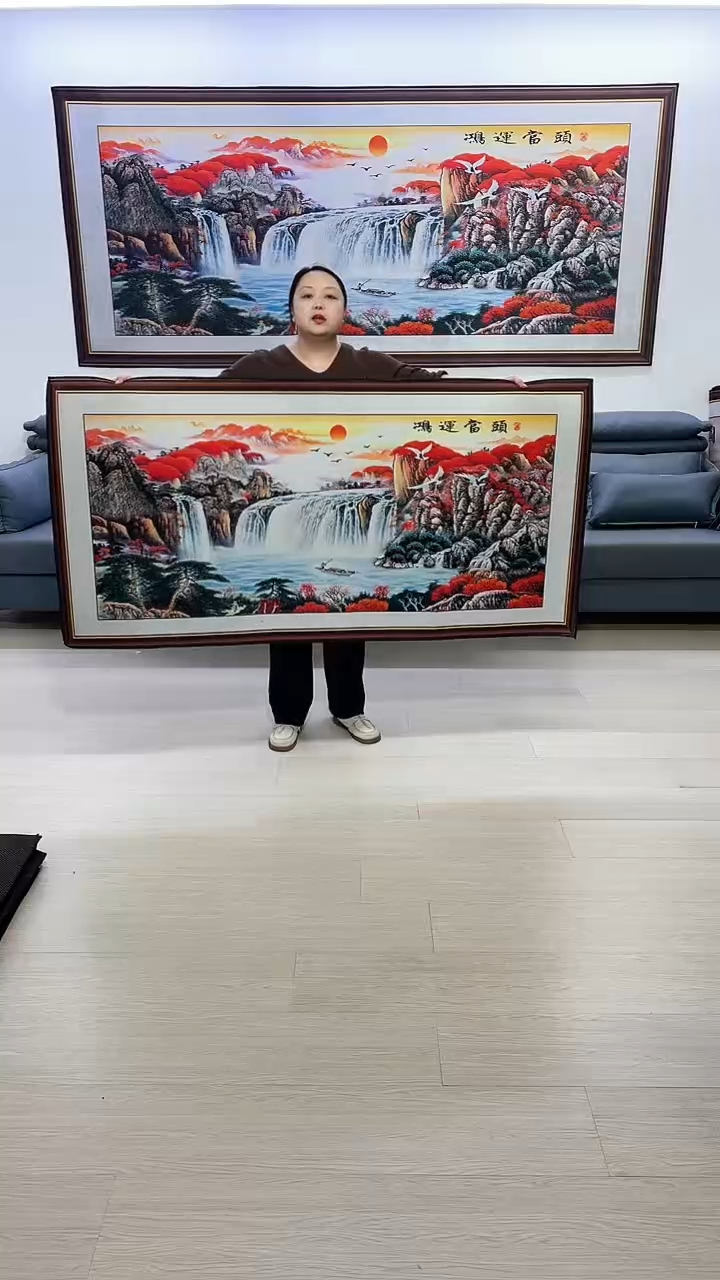 【闪购商品】横款002鸿运当头80*160