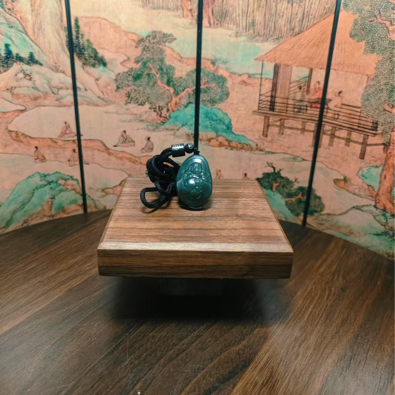 Z和田玉佛公吊坠0945