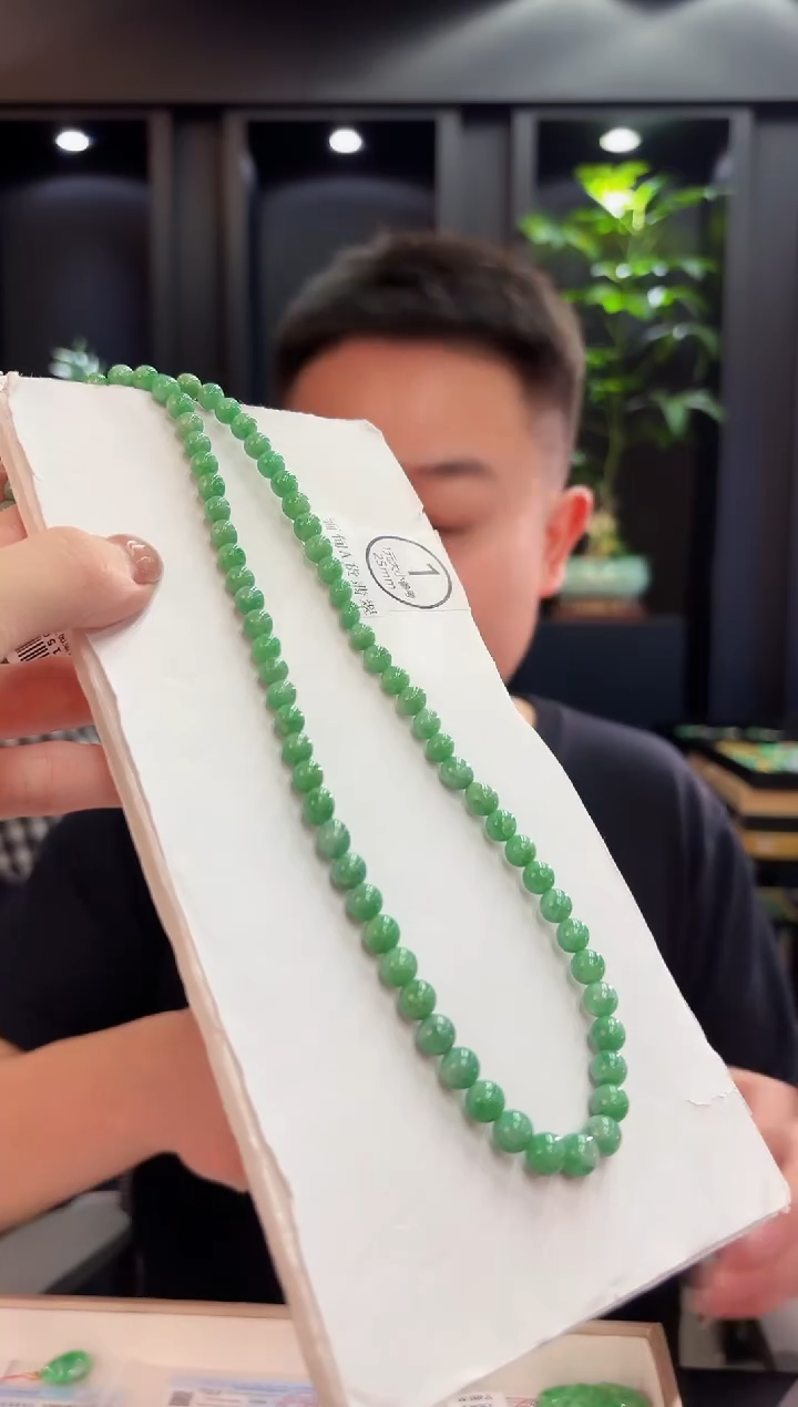 颈饰未镶嵌翡翠 缅料A货/支持复检/一件