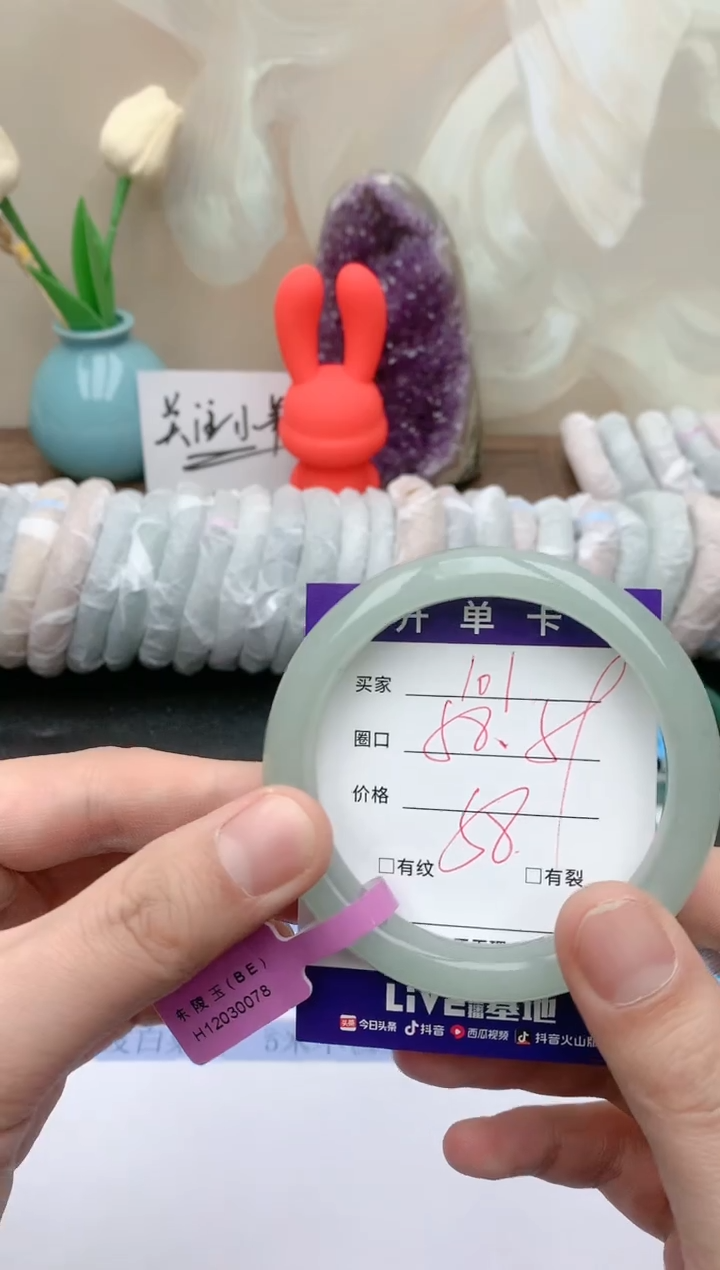 【闪购商品】石英质玉手镯未镶嵌天然玉石手镯-101