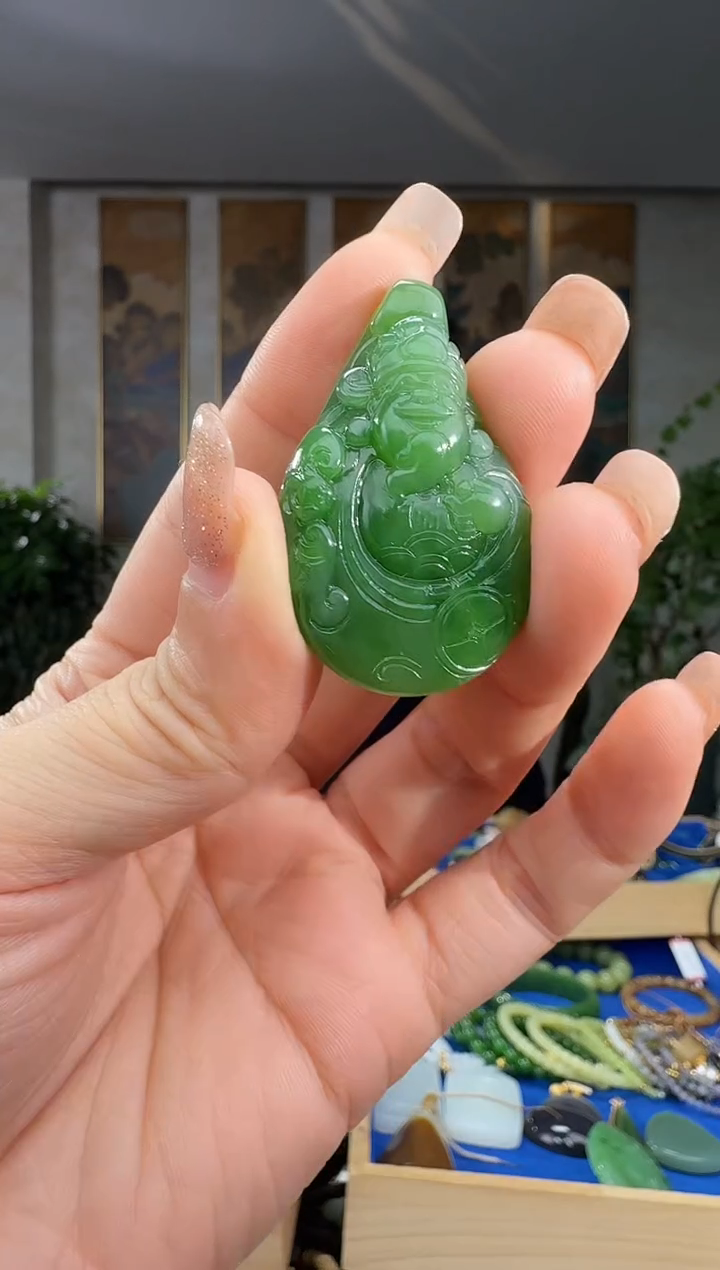 颈饰未镶嵌和田玉拍一发一