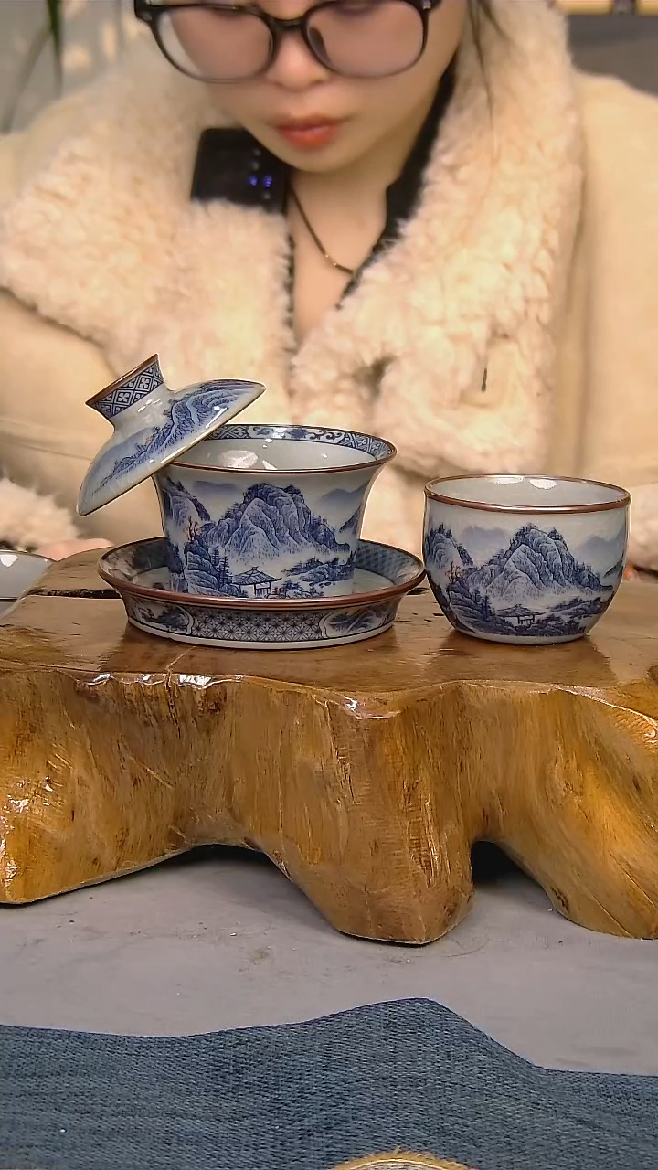 【闪购商品】2件套陶瓷茶具家用简装系列 