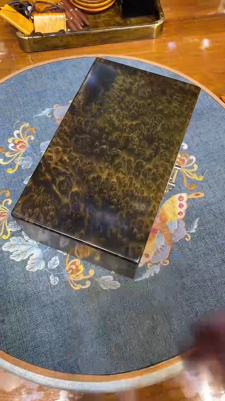乌木类成套家具瘤疤首饰盒 s30