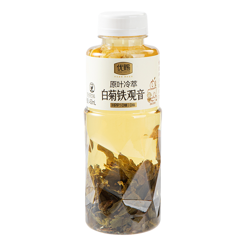 优赐HPP原叶冷萃白菊铁观音450ml