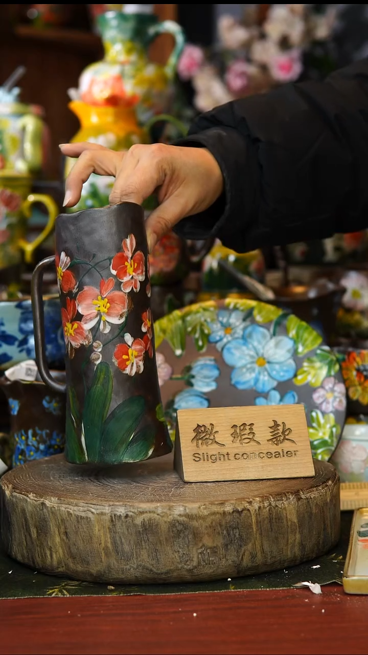 陶瓷227景德镇手工手绘釉下彩