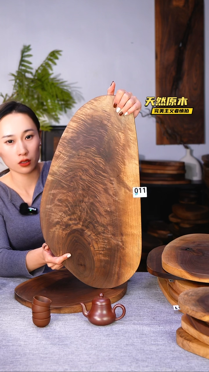 木北美黑胡桃原木.干裂疤结不属于商品质量问题完美主义者慎拍