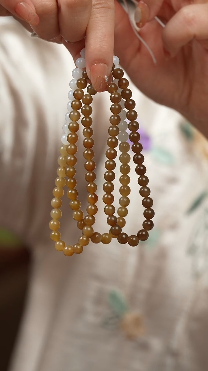 未镶嵌和田玉挂件珠串（多样性发货）