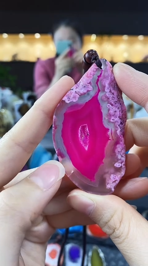 未镶嵌颈饰玛瑙/玉髓丽****姐玛瑙