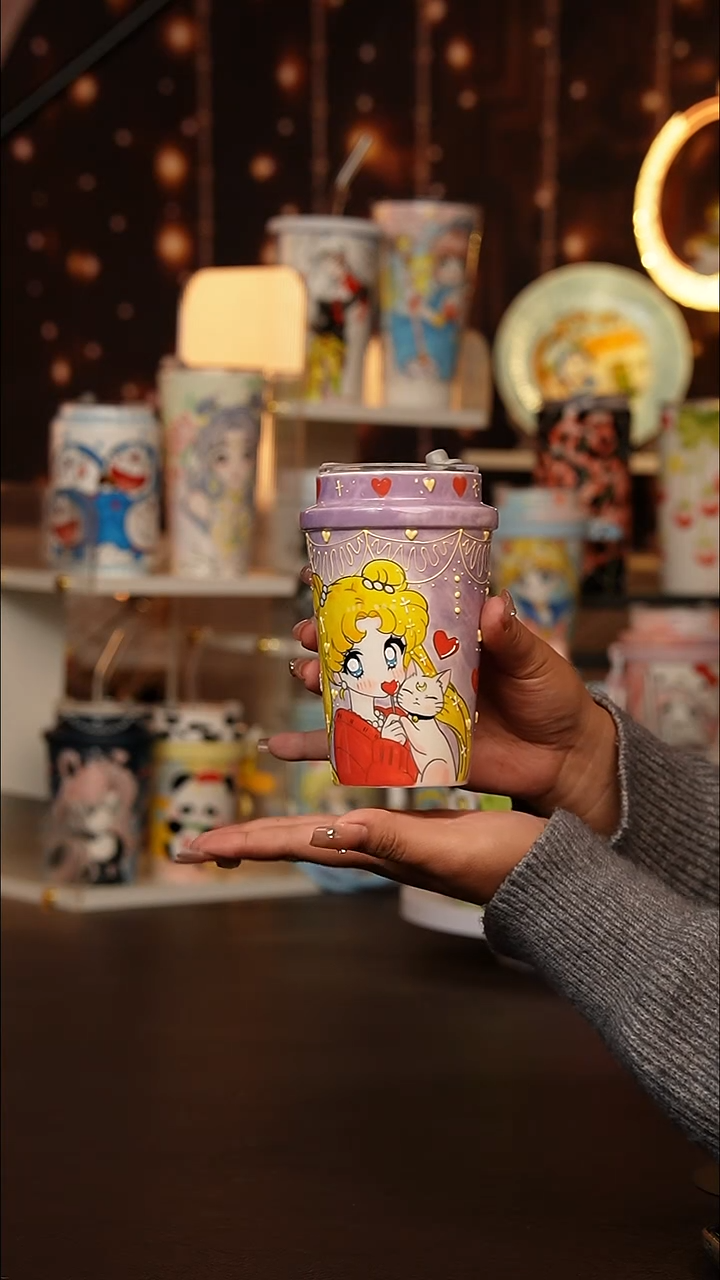 （玉泥）景德镇手工手绘文创陶瓷杯·