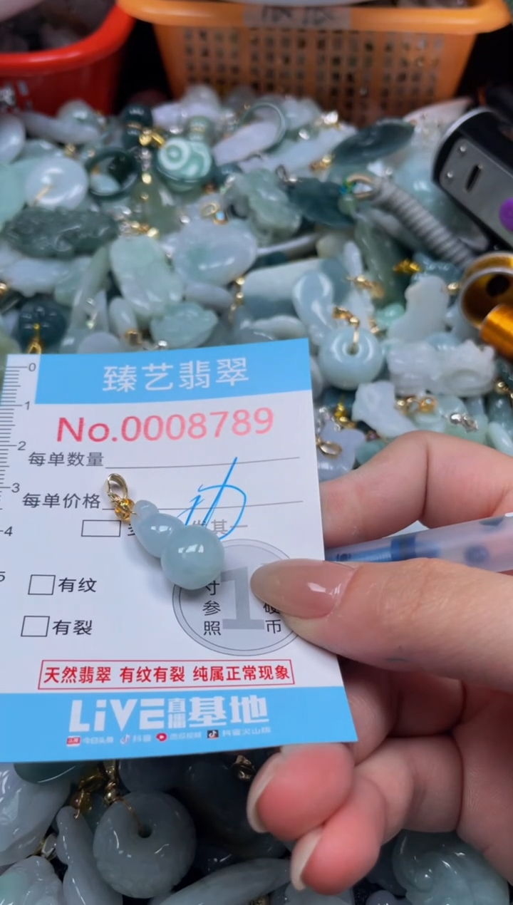 颈饰未镶嵌翡翠8789