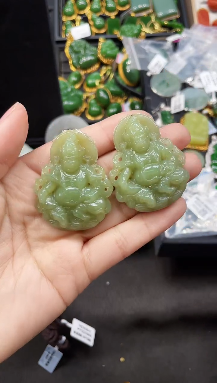 【闪购商品】和田玉吊坠未镶嵌  多样性发一