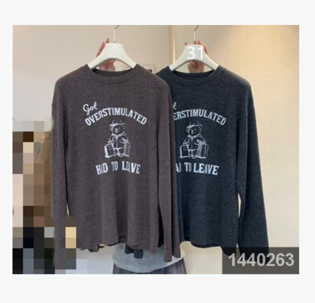 小妳XiaoNi———（冬款卡通打底T恤1440263）