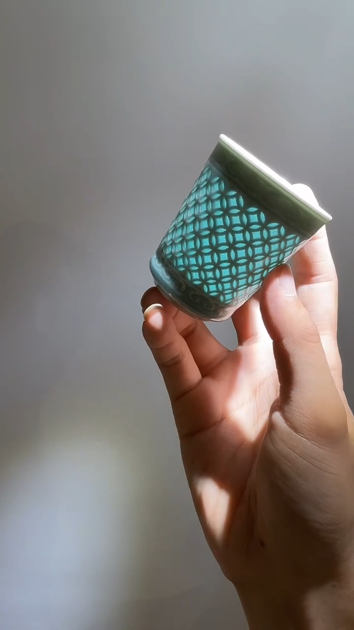 青瓷手工茶器包邮
