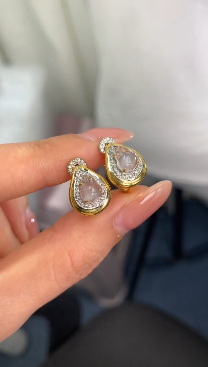 【闪购商品】定制翡翠18K金镶嵌模式推广期24小时鉴赏期